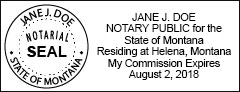 Notary Stamp Example